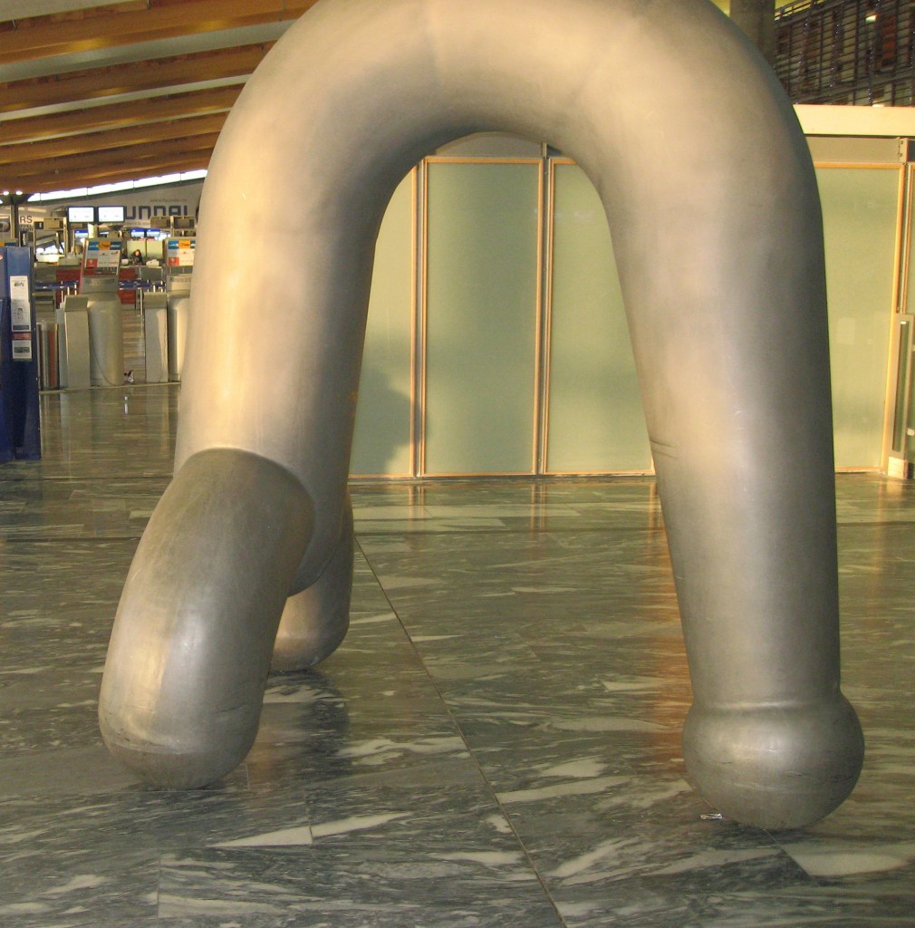 Skulptūra Oslo oro uoste