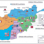 Afganistano misijos ir vadovaujančios šalys. Lietuva - pati mažiausia šalis vadovaujanti atskiram regionui