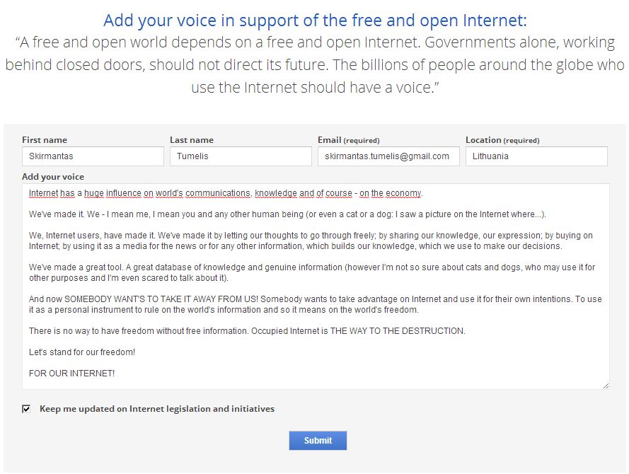 For the Internet! For the FREEDOM!