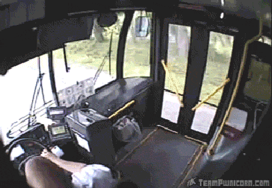 Į autobusą įlipo keleivis.