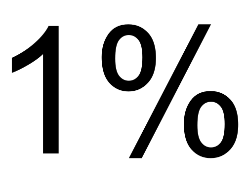 1 procentą paskirstykite patys