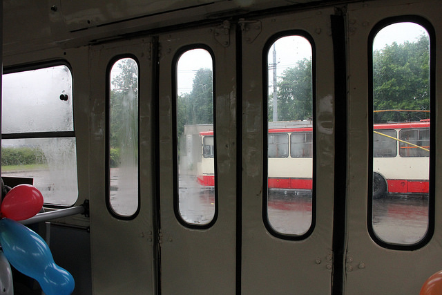 Pasivažinėjimas efektyviausia viešojo transporto priemone Vilniuje